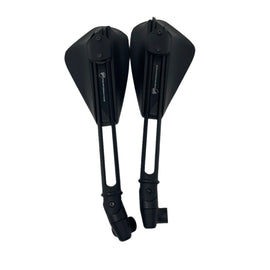 Ducati Set of “Viper” Matte Black Aluminium Rear-View Mirrors - New
